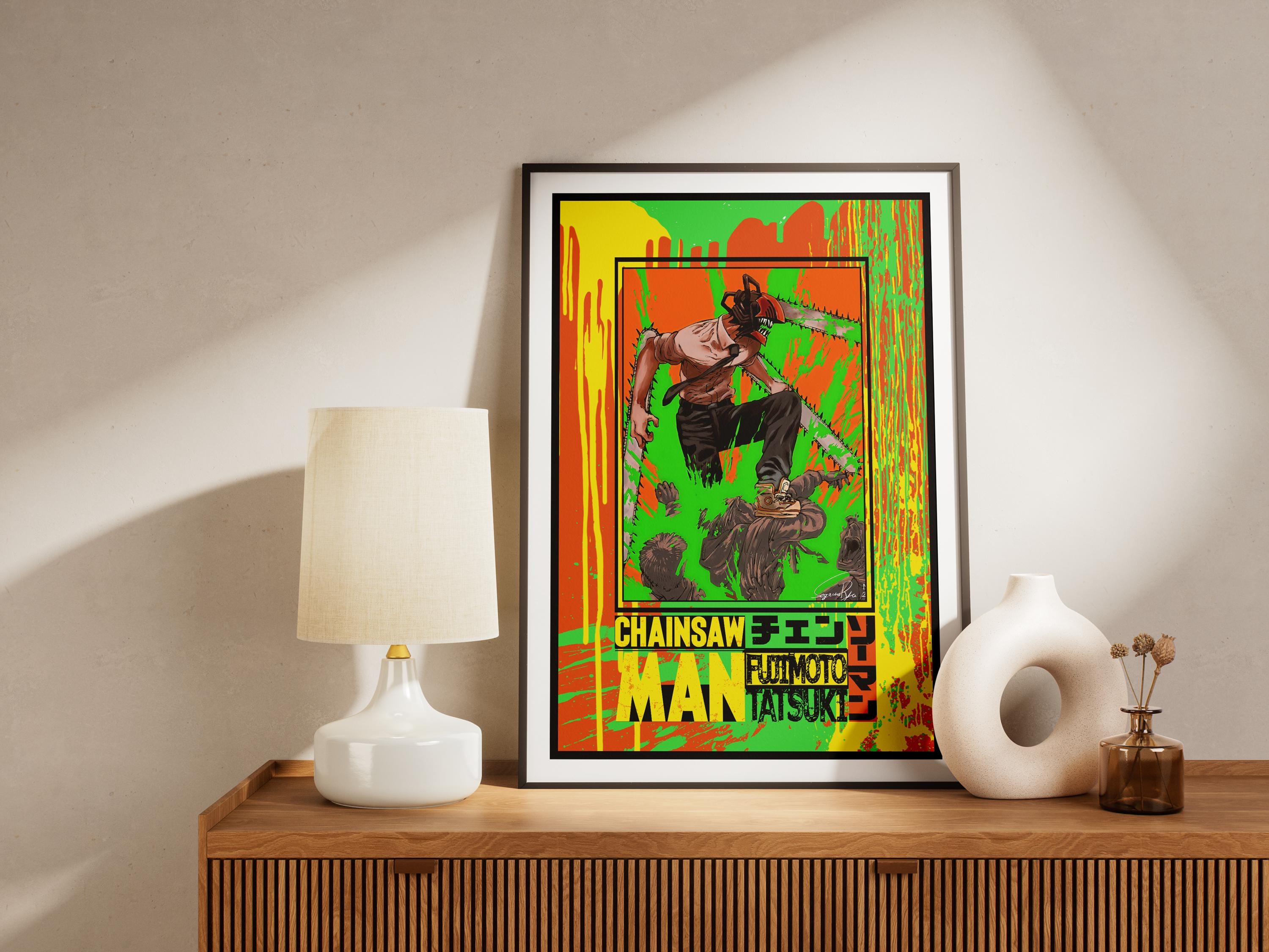 Chainsaw Man Pochita Poster - Etsy