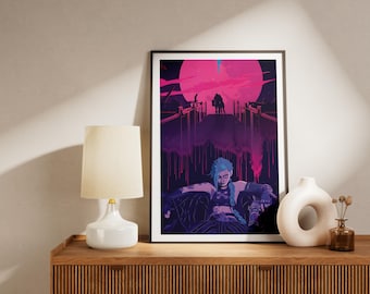 Arcane ポスター、リーグ・オブ・レジェンド ポスター、Arcane 2021 ポスター プリント、Arcane 壁飾り、Arcane Vi ポスター、Silco Viktor ポスター アート、Arcane ギフト