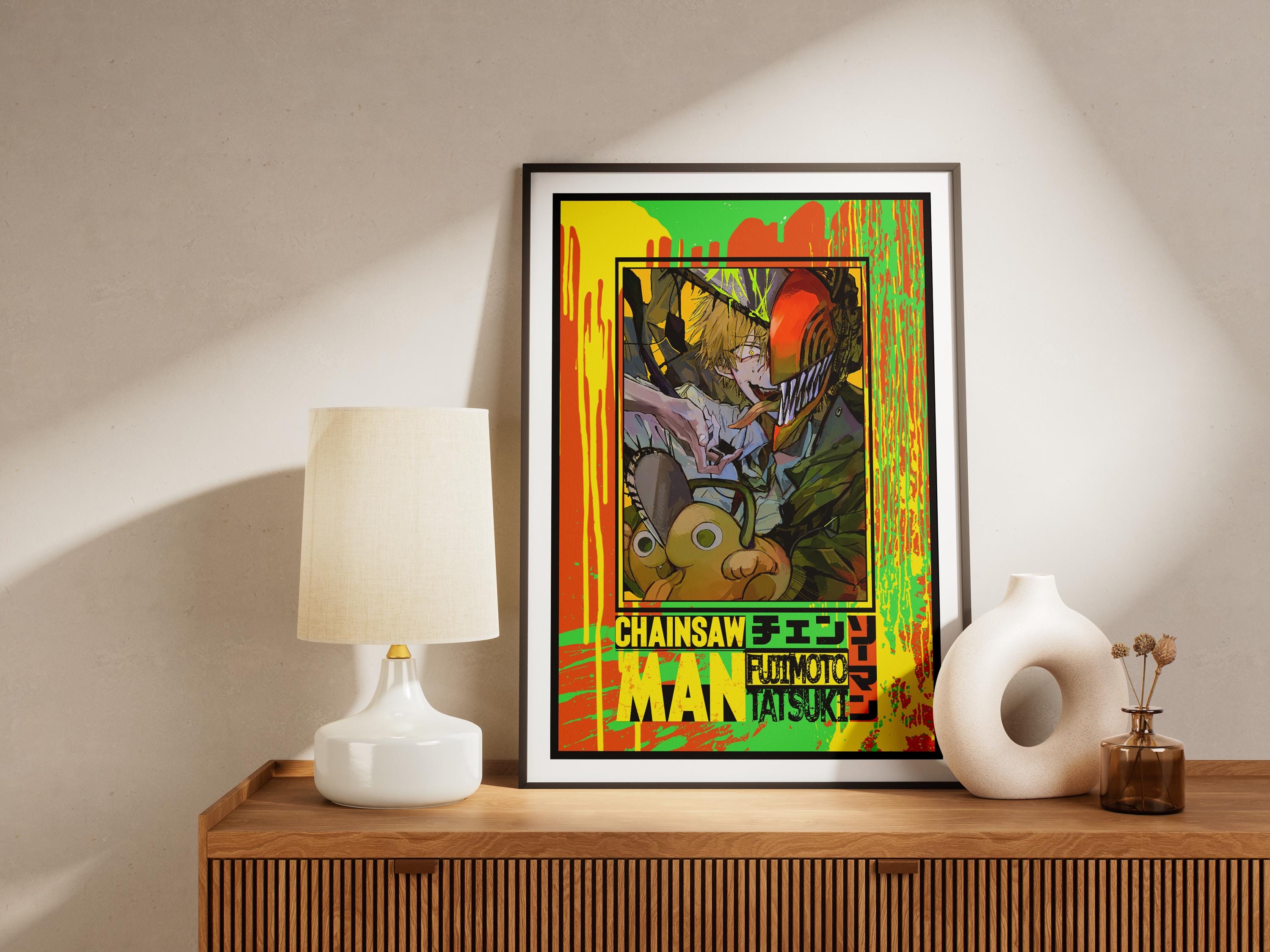 Chainsaw Man Pochita Poster - Etsy