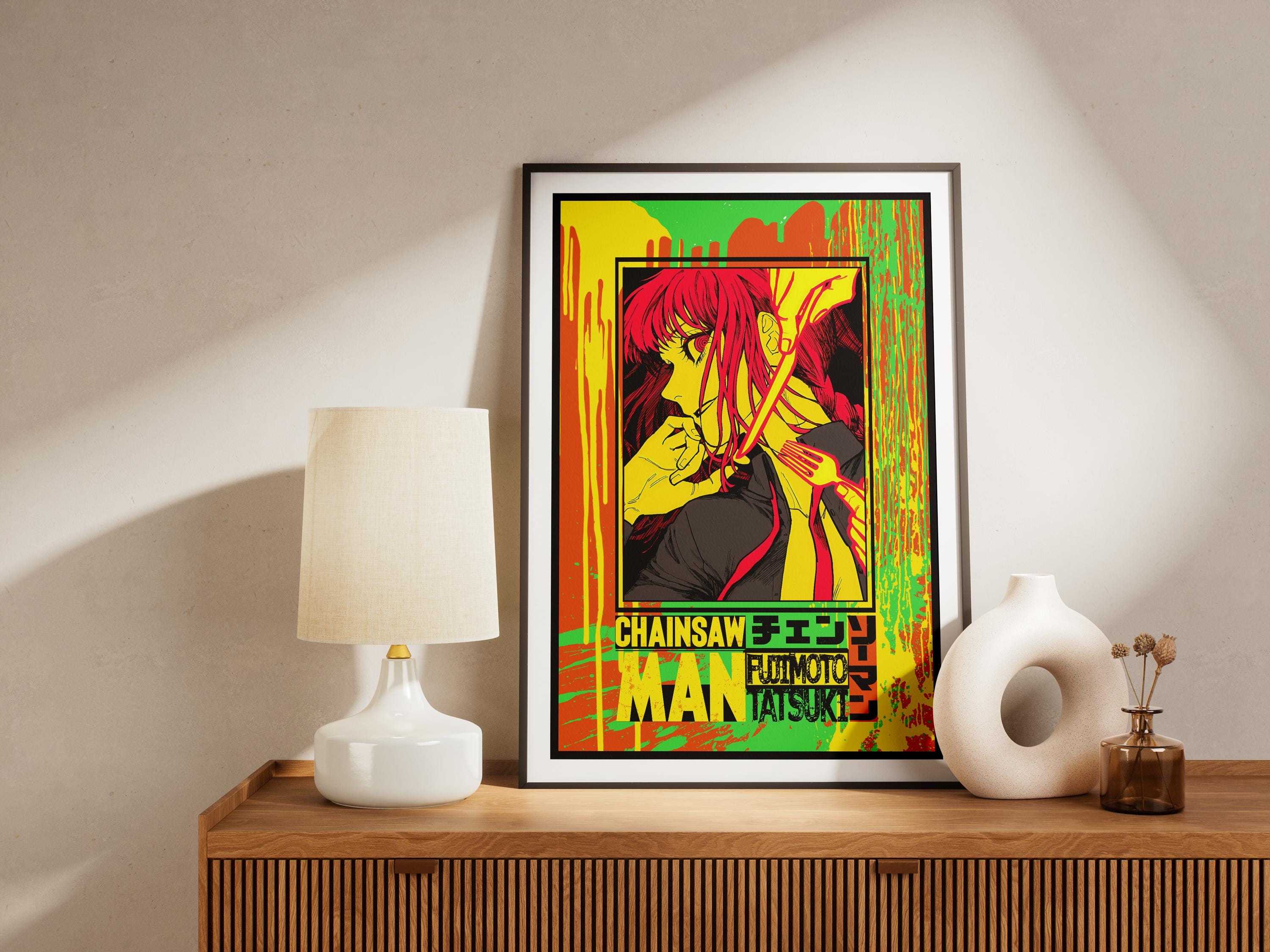 ポスター potita Chainsaw Man Pochita Poster - Etsy