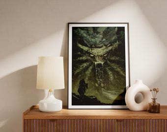 Witcher Poster Geralt Minimalist Poster Game History Poster Gifts For Her Him Fantasy Wall Decor Gifts Print Wall Art