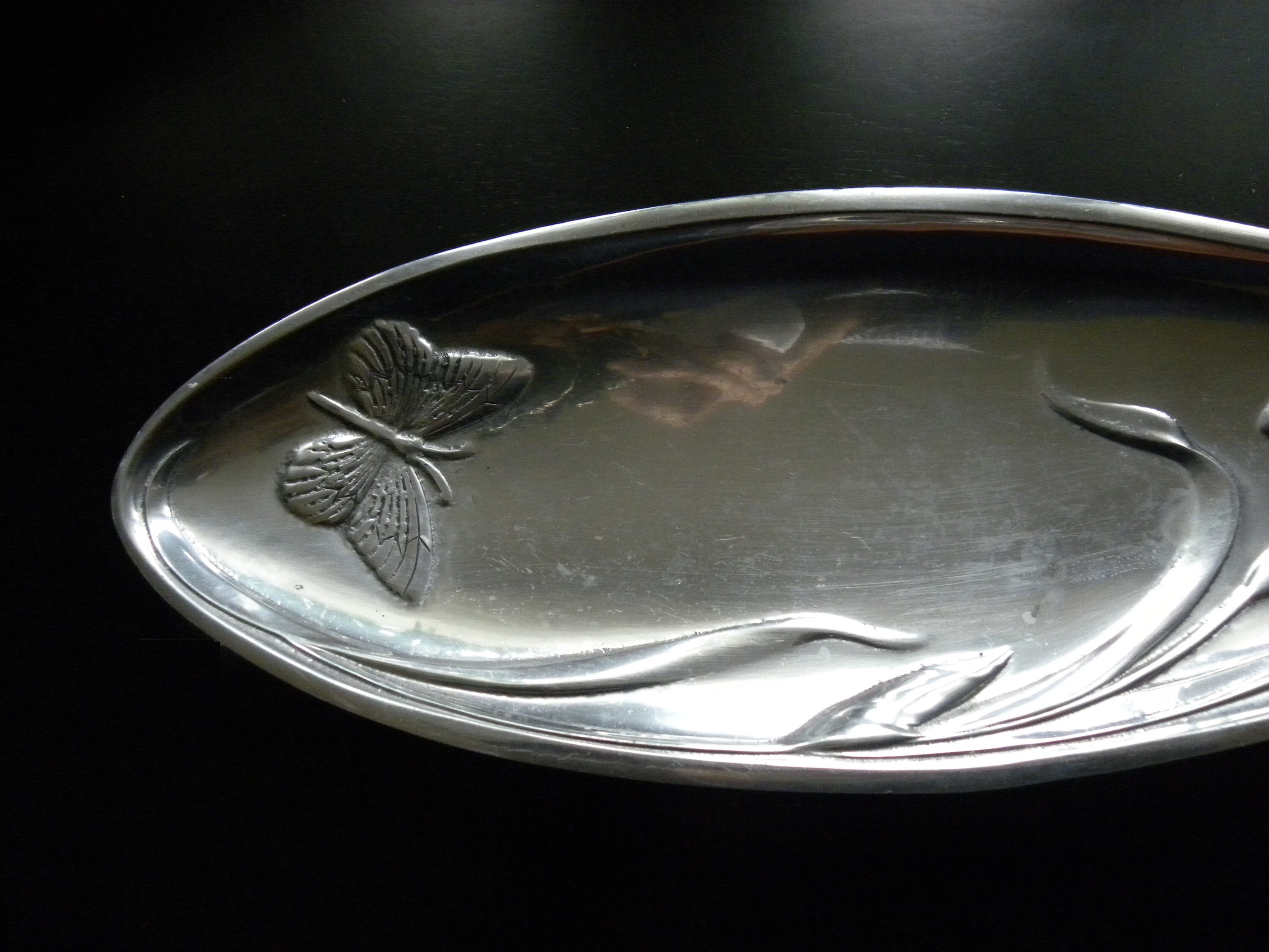 Large Lenox Silver Platter Lenox Oval Silver Tray Platter Etsy