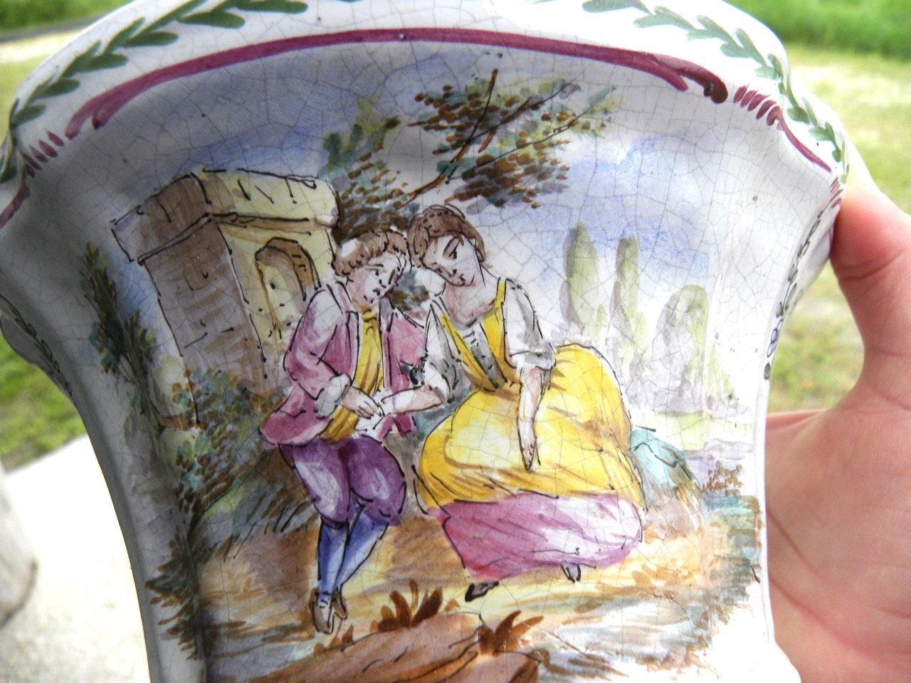 【 Lille 1767 】フランス製 陶磁器 恋人【 E.DUC 】 Lille 1767 】フランス製 陶磁器 恋人【 E.DUC 】 【公式通販】