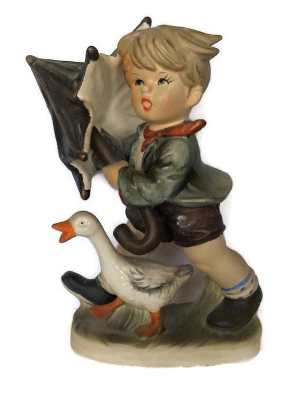 hummel figurine boy with umbrella