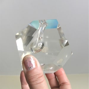 Timo Sarpaneva Littala Crystal Vase: Finnish Geometric Art Glass