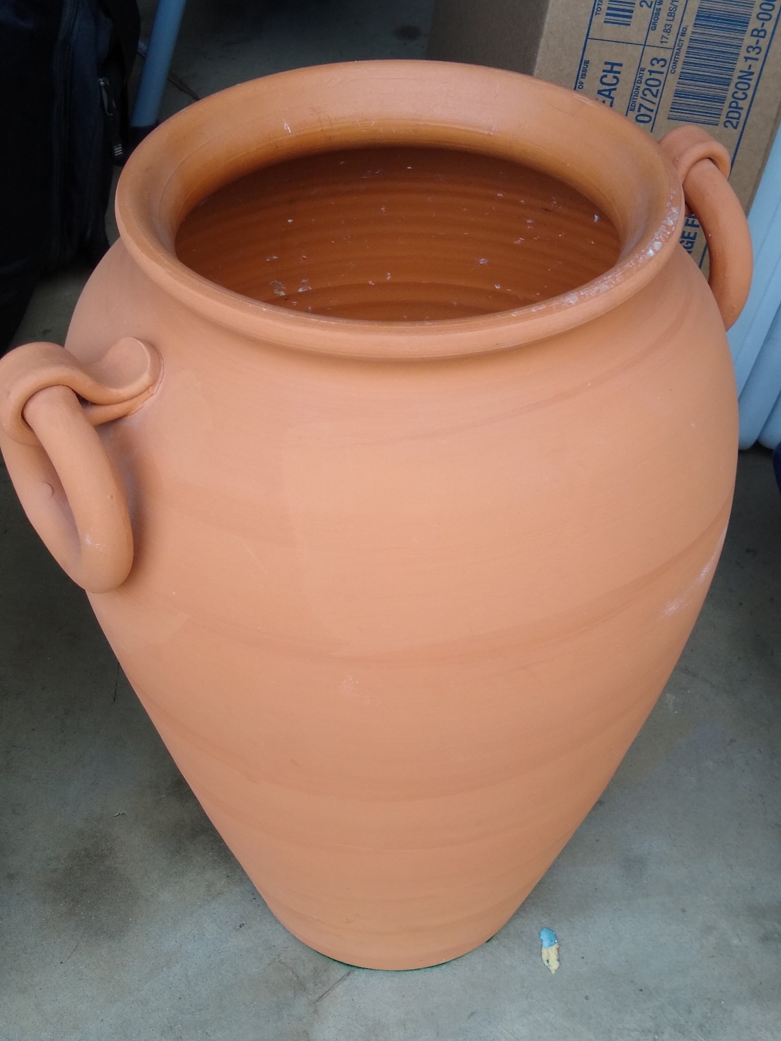 Terracotta Floor Plant Vase Urn Terracotta Clay Urn Vase Made | Etsy