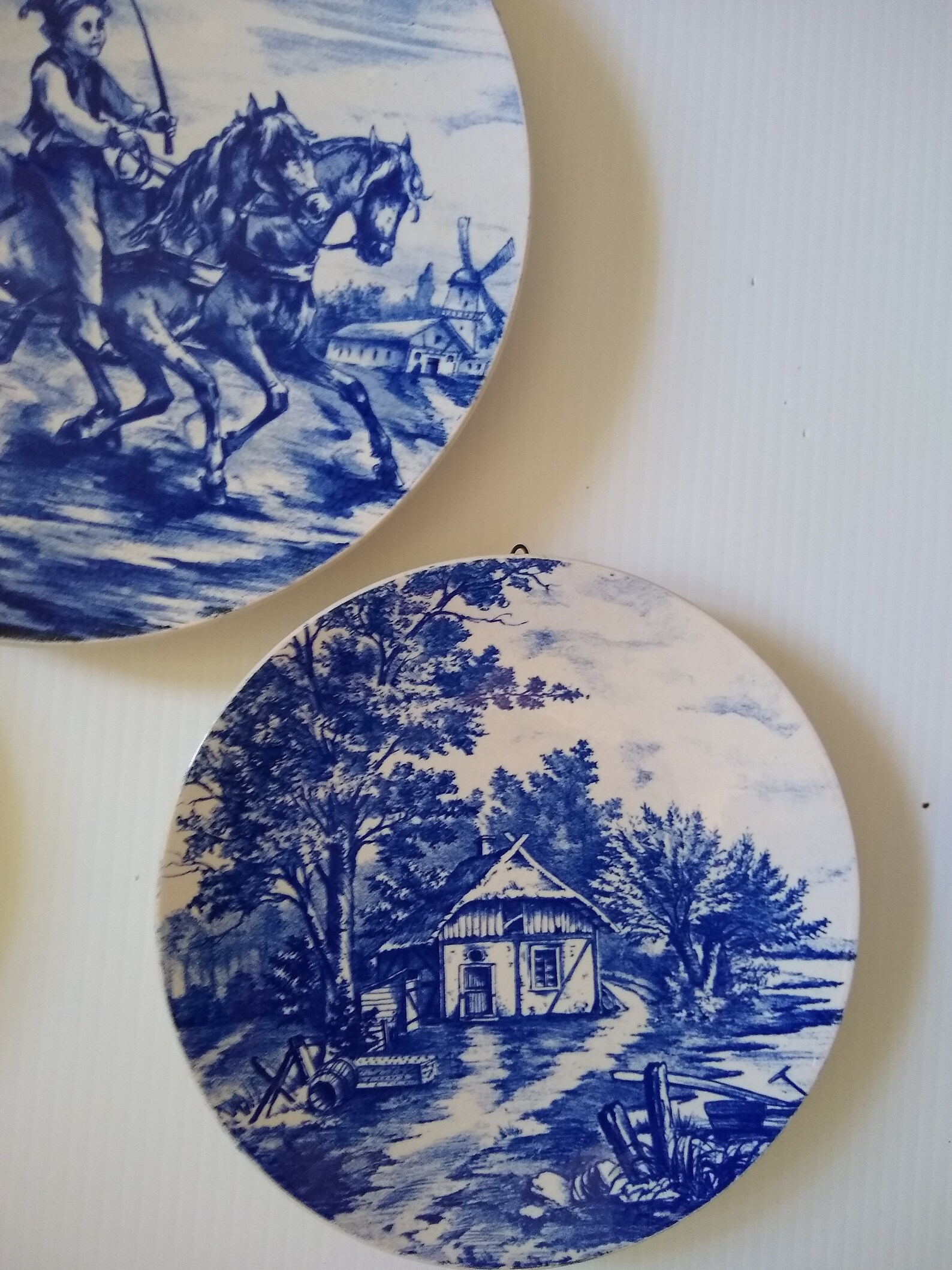 Antique Delft Blue Villeroy Boch Blue Flow Wall Plate Country | Etsy