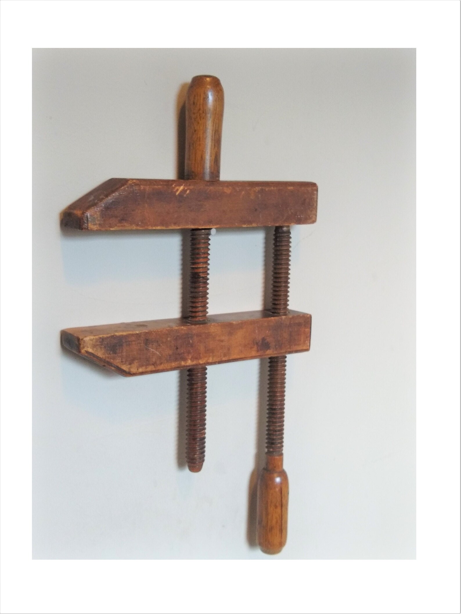 Antique Large Wood Clamp Wood C Clamp Primitive C Clamp Etsy