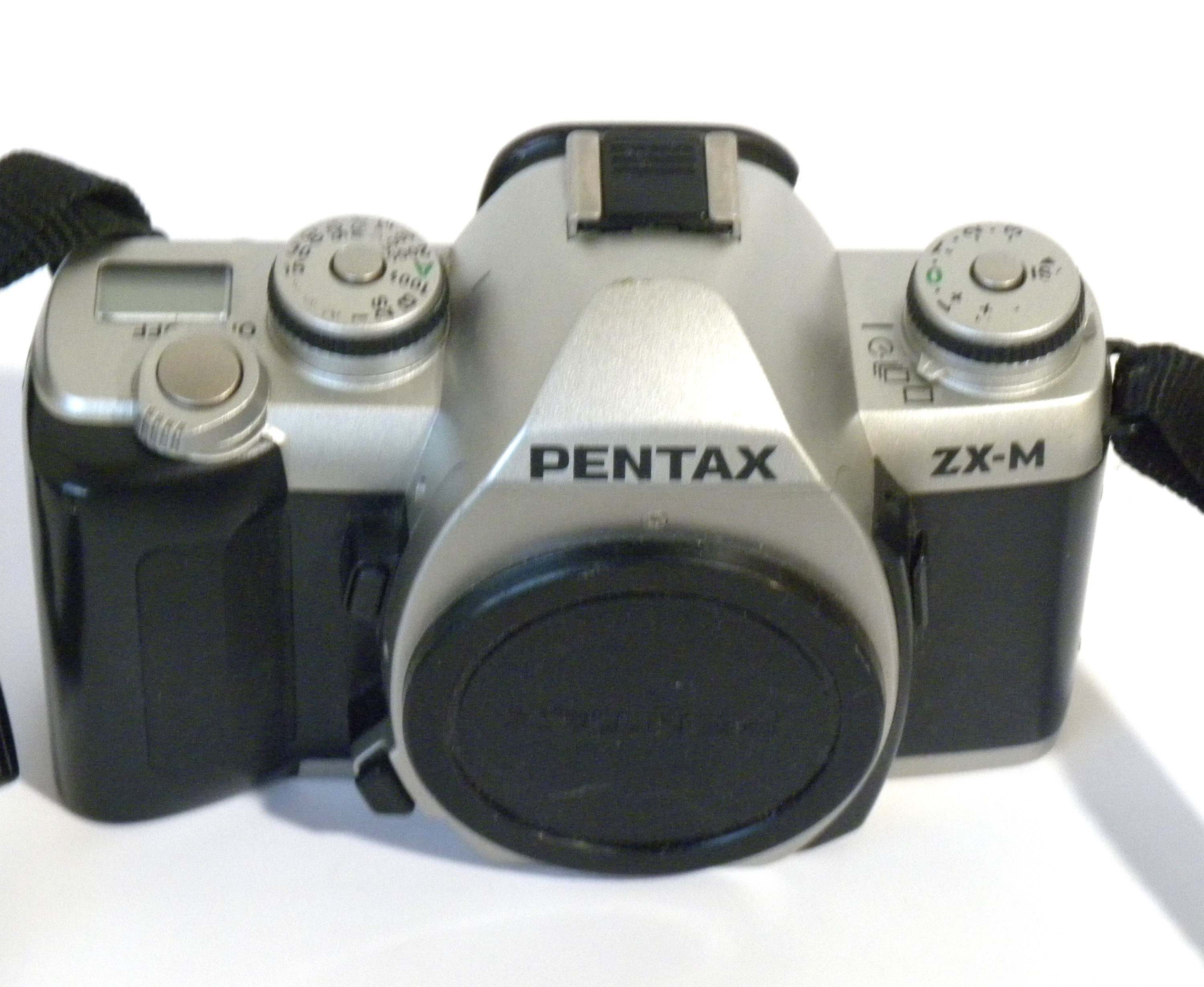 Pentax 35mm ZX-M SLR Camera W Straps, Works Well. Great