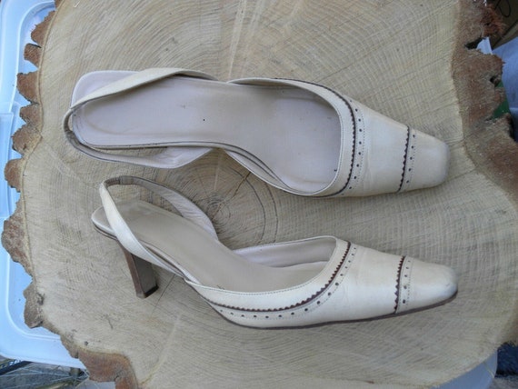Coach leather heels new arrivals