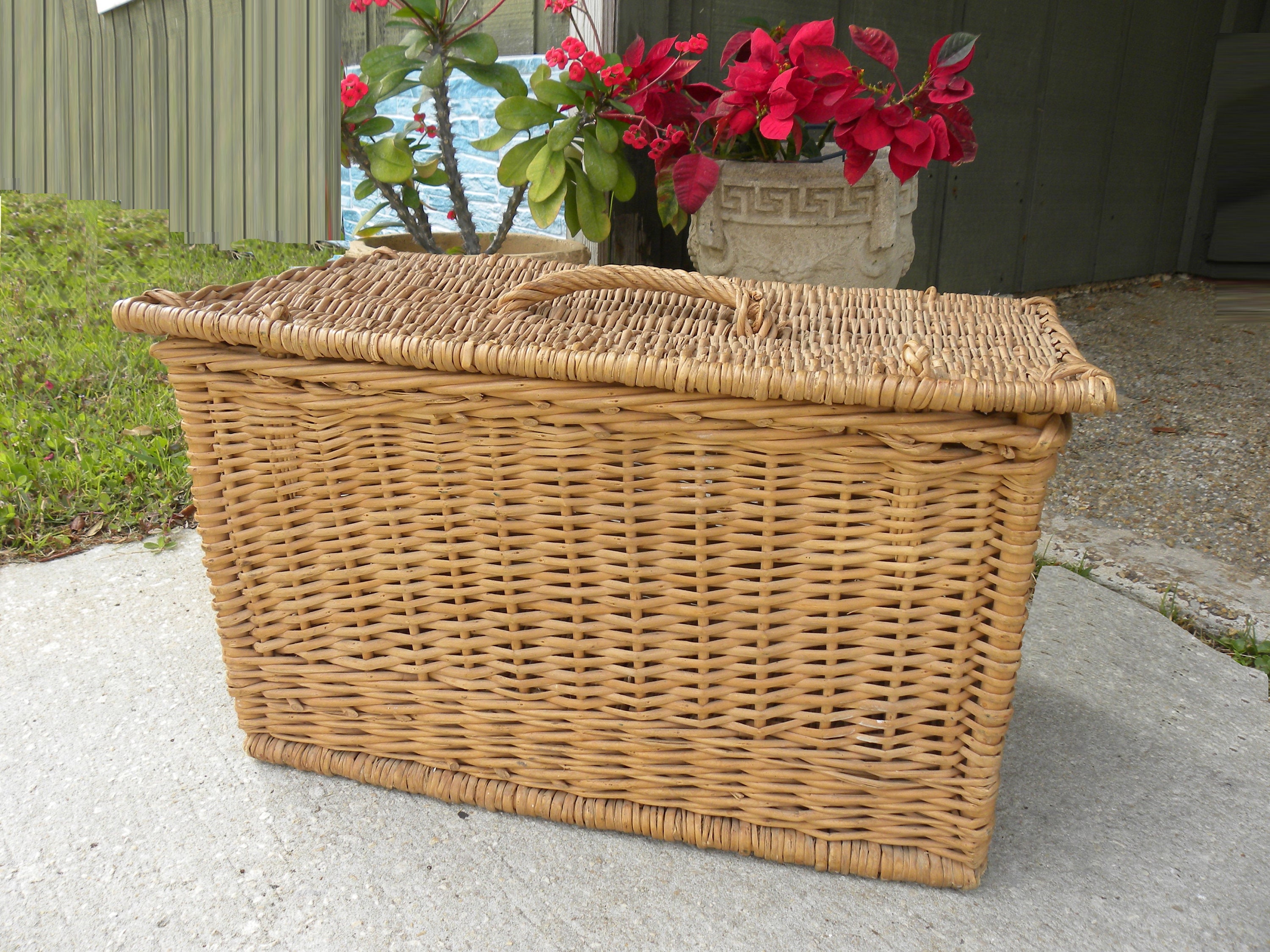 Large Blanket Basket Etsy