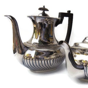Antique Mappin Webb Coffee Pot, Sheffield and London Princes Plate 71552  England Hotel Butler Service
