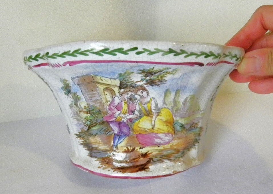 French Faience Bough Pot Lille 1767 Bouquetière, 18th