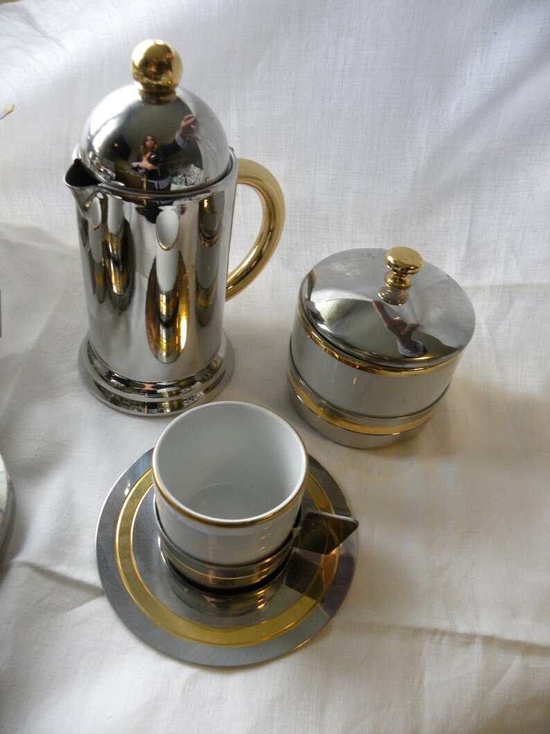 Tognana Italian Espresso Demitasse Cups and Saucers ...
