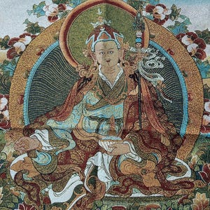 Shurangama Mantra Thangka, Tibetan Buddhist scriptures Thangka Painting, Nepal Drawing Art, Wall hanging Buddist Art for Meditation Yoga