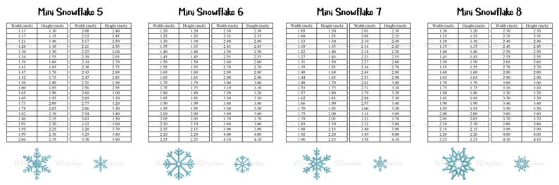 Set Mini Snowflakes Embroidery, Mini Snowflakes Embroidery , Set ...
