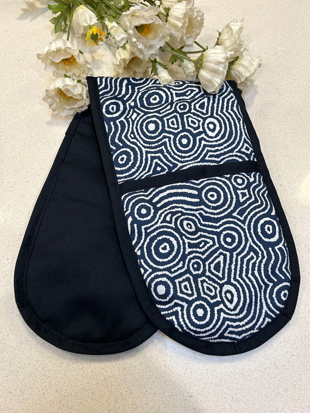 Alka Double Oven Mitt - Plumberry main image 0