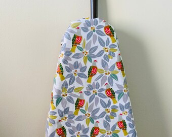 Ironing Board Cover -  Australian native Rose crowned fruit dove birds Made in Australia