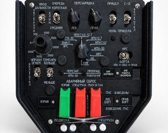 Mi-24P Hind Weapon Control Panel for DCS + Desk Mount Included