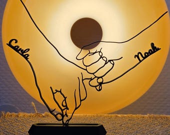 Geschenk personalizzato - Geschenk für Freundin - Geschenk für Paare - Beste Freundin - Valentinstag für Ehemann - personalisierte Deko