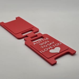 I love you - Schild - Geschenk für Sie - kleine Aufmerksamkeit - Geschenk für Ehemann- Herz Deko - Liebe - Geschenk für Ihn image 5