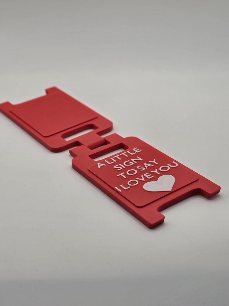 I love you - Schild - Geschenk für Sie - kleine Aufmerksamkeit - Geschenk für Ehemann- Herz Deko - Liebe - Geschenk für Ihn image 5