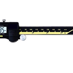 Digital Calipher Digital Calipers - Great for Measuring Jump Rings, Wire and More, 6" Rang, 1" Height, 1" Wide 1" Length, Borosilicate Glass