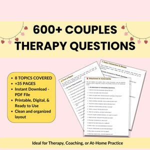 Vragen over relatietherapie: relatiewerkboek (pdf-download, 600+ instructies)