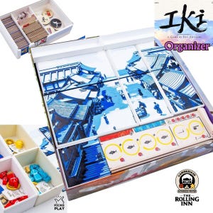 Iki Insert | Board Game Organizer | Fits Sleeved Cards