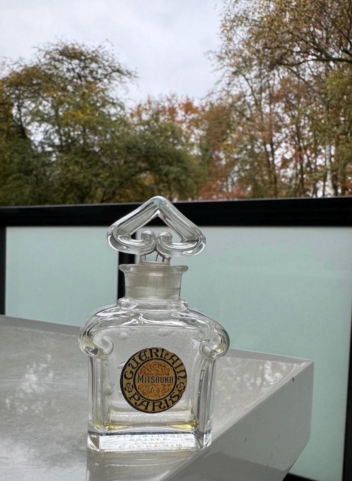 △敬逢△『ゲランGUERLAIN』 バカラBACALATT製 アンティーク香水瓶 保証品