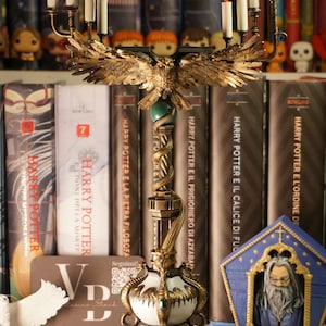 Albus Dumbledore Rednerpult-Modell aus Kunstharz, Harry Potter-Podium in Hgwarts, Sammlerstück aus der Zauberwelt, Rednerpult-Dekoration, Harry Potter-Fan-Kunst, Zaubererwelt
