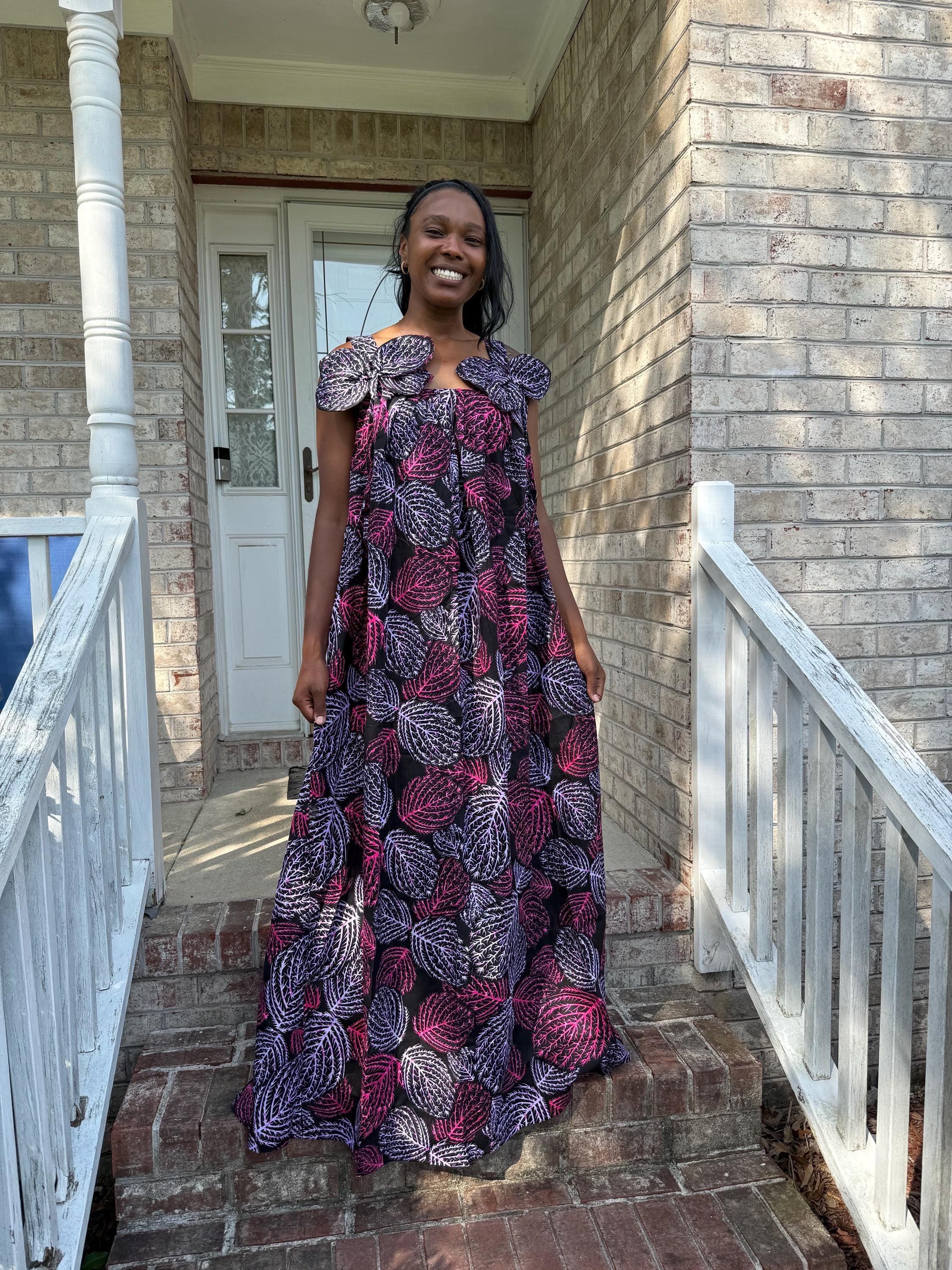 Ankara Long Dress