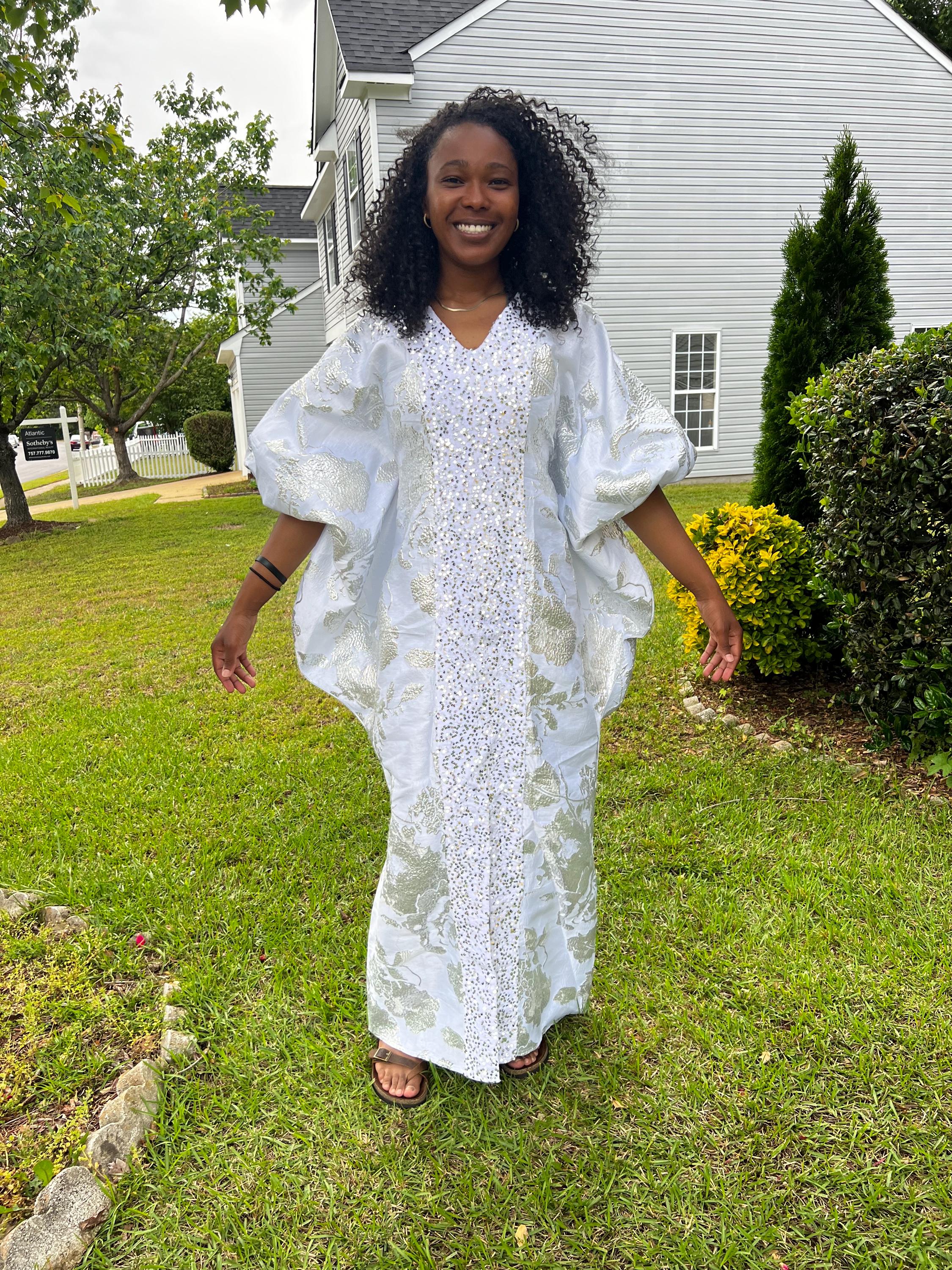 Luxury Damask African Dress - Etsy