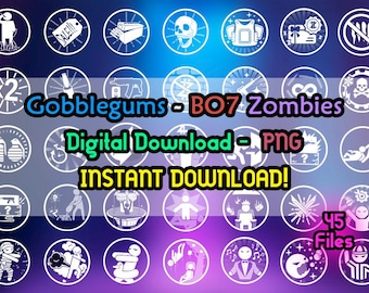 Gobblegums Icons Black Ops 7 Zombies - Gobblegums Zombies - BO7 Zombies - COD - Icons PNG
