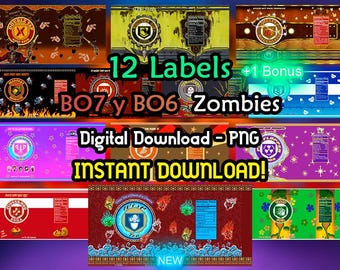 ラベル：ブラックオプス7のパーク - ゾンビモードのパーク - BO7ゾンビモード - BO6 - COD - PNG
