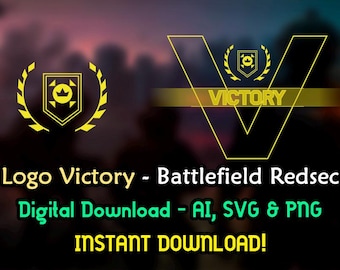 Logo Victory Battlefield Redsec - Victory - Battlefield - Redsec - Ai - SVG - PNG