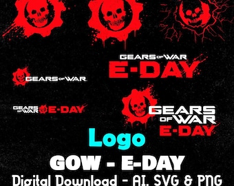 Gears of War E-DAY Logo - Gears of War - E-DAY - Logo - Ai - Svg - Png – GOW