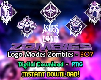 Logo Modes Zombies Black Ops 7 - Mod Zombies - BO7 Zombies - COD - Icons, PNG