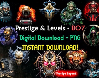 Prestige Master Icons Black Ops 7 - Prestige - BO7 - COD - PNG
