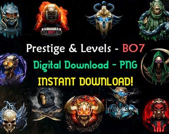Prestige Master Icons Black Ops 7 - Prestige - BO7 - COD - PNG