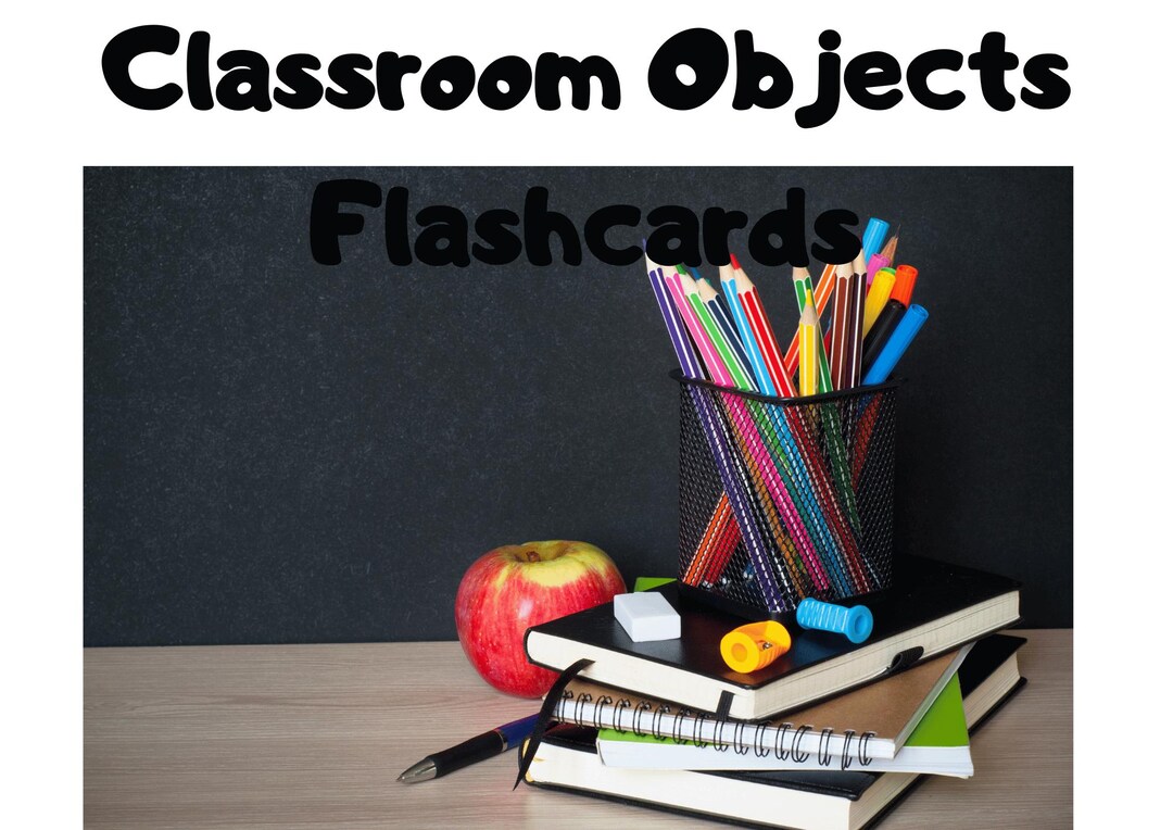 Classroom Objects Flashcards - Etsy