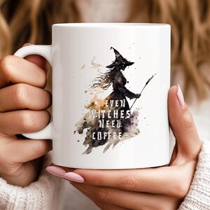 gothic mug, Gothic Witch Mug, Halloween Coffee Mug, Goth Coffee Mug, Witchy Aesthetic, Witchcraft, Spooky Vibes, Witches Brew