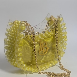 Top Handle Women Handbag, Crystal Bag, Beaded Pearl Bag, Glitter Bag, Gift For Her, Prom Handbag