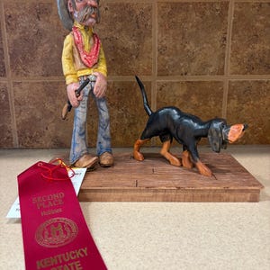 Carved wood cowboy - Etsy 日本