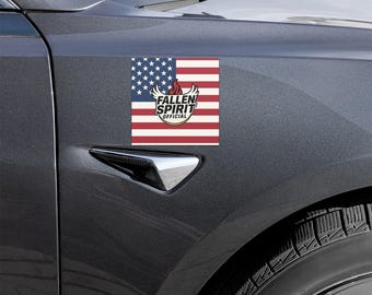 FallenSpiritOfficial flag Car magnets USA