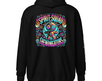Custom Spirit Squad Shenanigators Unisex heavy blend zip hoodie