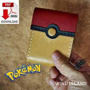 Porta carte Pokémon con motivo in pelle: un must per i fan