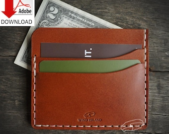 Patrón de billetera de cuero: minimalista con personalidad