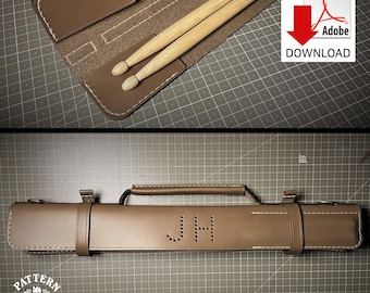 Leathercraft: een gepersonaliseerde draagtas voor drumstokken maken