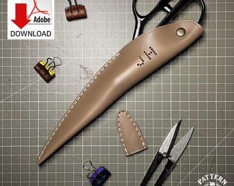 Lederarbeit für Anfänger: Personalisierte Scheren-Etui & Werkzeughalter (einfache Anleitung)